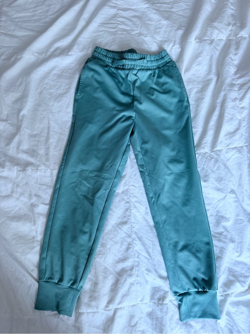 Tek Gear Girl’s Soft Tek Elastic Waist Pants - Sage Green, S